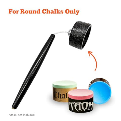 Beer City Billiards Pro Series Circle Pool Chalk Holder - for Use with TAOM Pyro or TAOM V10 Chalk - style: Circle