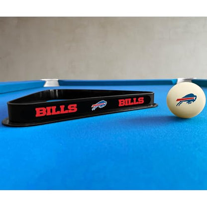 Imperial NFL Cue Ball & Rack Set - color: Buffalo Bills, White