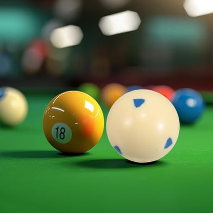 Resin Six-Point Cue Ball Billiard Training Device for Enhanced Shot Precision Pool Practice Accessory Suitable for All Skill Levels