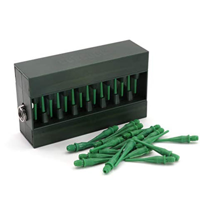 CUESOUL Touch-Point Soft Dart Tip Point with Touch Dart Case Tool for Dart Tip Replacement and Dart Tip Remove - color: Green