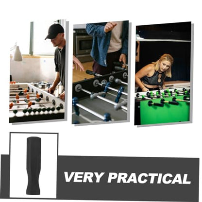 Happyyami 4Pcs Skid Table Soccer Handles Durable Replacement Foosball Table Parts Lightweight Easy to Operate Compatible with Various Foosball Machines