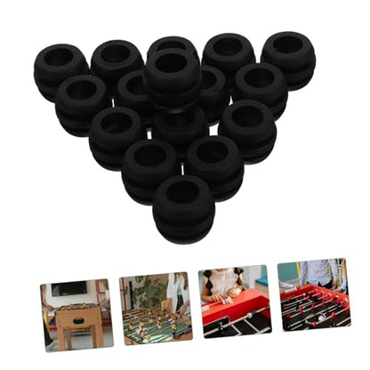 SUPVOX 16pcs Table Foosball Bushings Plastic Replacement Parts for Football Tables Fit for Standard Rods Easy to Install for Foosball Supplies