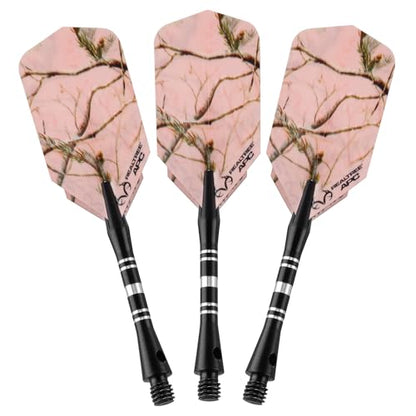 Fat Cat Realtree APC Pink Camo Soft Tip Darts with Storage/Travel Case, 16 Grams
