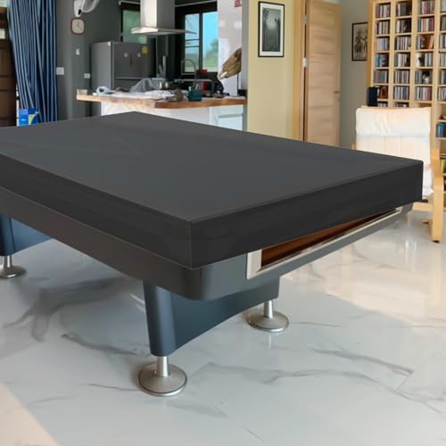 Pool Table Cover Waterproof Billiard Table Cover 7FT /8FT Tearproof Pool Table Protector Heavy-Duty 210D Oxford Cloth Snooker Table Dust Cover Machine Billiard Table Protector for Pool Table