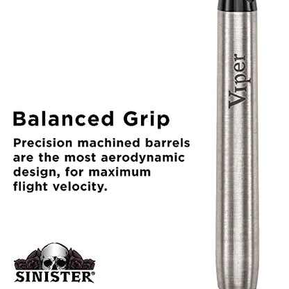 Viper Sinister 95% Tungsten Soft Tip Darts - size: 16 grams, style: Teardrop Barrel