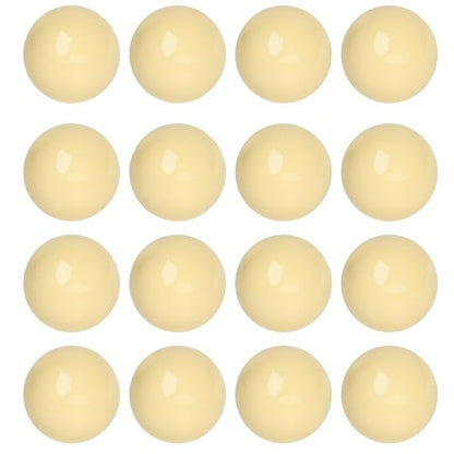 GSE Games & Sports Expert 2-1/4" Regulation Size Magnetic Pool Cue Ball. Standard Billiard Coin-Operated Cue Ball for Coin Operated Billiard Pool Tables (1-Pack/16-Pack) - style: Box of 16 Magnetic Cue Ball