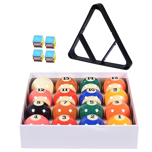 CROWN ME Billiards 16 Ball Triangle Rack – Pool Table Equipment Snooker Accessories for Regulation Size Billiard Balls, in 1 Portable Billiard Triangle