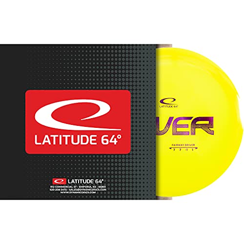 Latitude 64 Opto River Disc Golf Fairway Driver | Easy to Throw Long Range Disc Golf Driver for Beginner | Durable Premium Plastic | High Glide w/Straight Flight & Great Control | 170g+ (White) - color: White