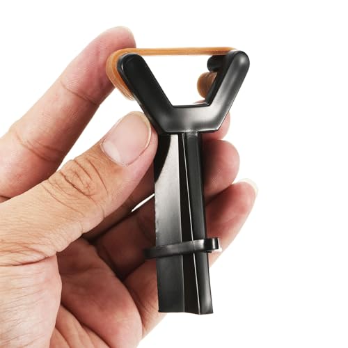 PATIKIL Billiard Pool Cue Repair Clamp, 3Pcs Plastic Snooker Cue Tip Press Fastener Repair Tool Billiard Accessories for Club Tips, Black