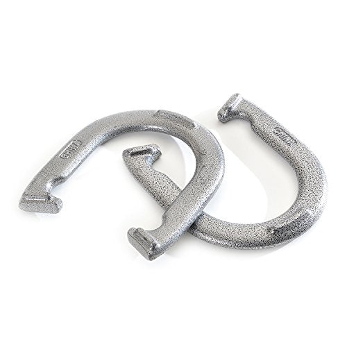 Franklin Sports Horseshoes Set - Metal Horseshoe Game Set for Adults + Kids - Official Weight Steel Construction - Beach + Lawn Outdoor Game - Recreational - style: Recreational