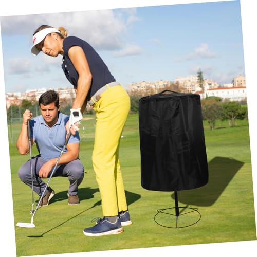 Heavy Duty Disc Golf Basket Cover Shield for Outdoor Indoor Use Oxford Drawstring for Easy Installation Protects Against Rain Dirt