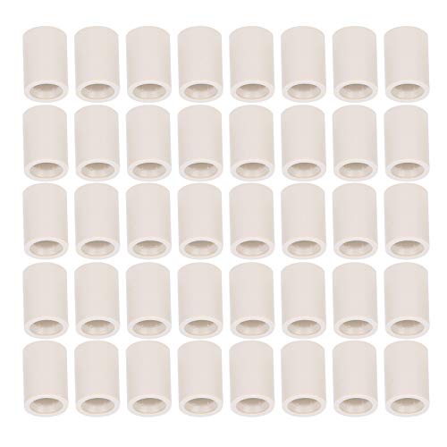 40Pcs Fiber Billiards Stick Pool Cue Ferrules Tubes Replacement Parts Repair Accessories Leisure Sports Game Room Cue Ferrule Pool Replacement Kit Stick Ferrules Kamui - size: 13MM 0.8 inches