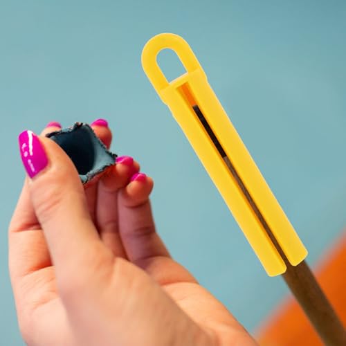 Toyvian 5pcs Pool Cue Hangers 11cm Yellow Billiard Accessories Wall-mounted Cue Storage Holders for Racks and Billiards Room Organization