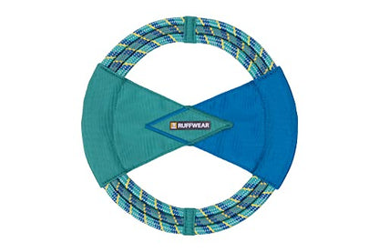 Ruffwear, Pacific Ring Dog Toy, Interactive Fetch and Tug Toy for Playing and Training, Aurora Teal - color: Aurora Teal