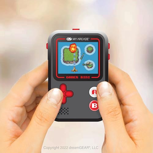 My Arcade Gamer Mini Classic-Red: Miniature Handheld Gaming System Packed with 160 Games, 1.8'' Color Display (DGUN-3925), Small - style: Gamer Mini Classic-Red