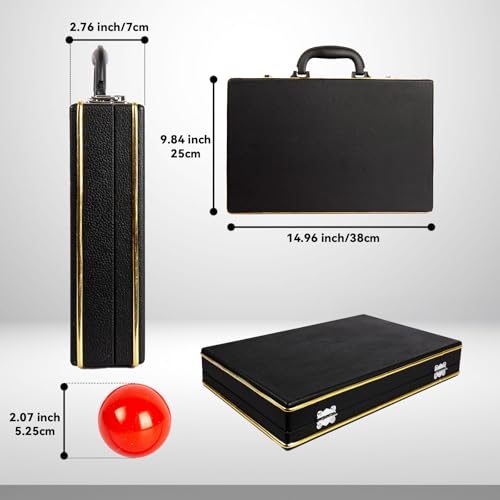 22 Pcs Snooker Billiard Ball Standard Set 2-1/16 inch - 52.5 mm Pool Balls Billiard Set - Regulation Size Professional Pool Set/Billiard Balls Storage Box Pool Ball Storage Case.