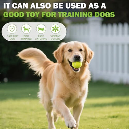 FURWEY Tennis Balls, 12/24/36/80 Pack Bulk Tennis Balls Pressureless Tennis Ball, Come with Mesh Bag for Easy Transport,Pet Dog Playing Balls, Good for Beginner Training Ball - size: 24P