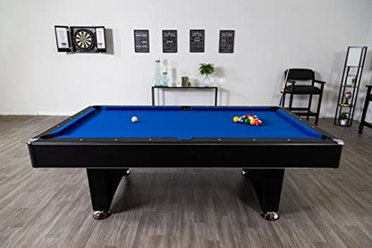 Hathaway Hustler Tournament Pool Table – Includes Cue Sticks, Billiard Balls, Automatic Ball Return – Perfect for Competitive Players and Family Games Room - size: 8-Feet