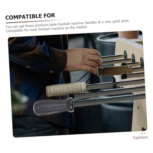 BESPORTBLE 2pairs Durable Foosball Handles Non-Slip Table Soccer Grips for Standard Foosball Tables Easy to Install Replacement Parts for Experience
