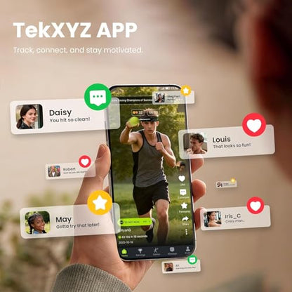 TEKXYZ Boxing Family Pack – 2 Adjustable Headbands + 2 Novice Balls + 1 Veteran Ball + 1 Boxer Ball and More