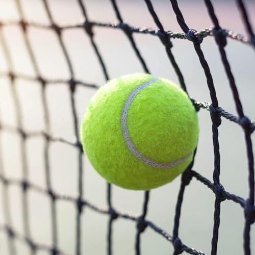Aoneky Professional 42 FT Tennis Net Replacement, Heavy Duty #30 Twisted Polyethylene Net with Vinyl Coated Steel Cable for Outdoor Court, Backyard, Practice, Tournament Use