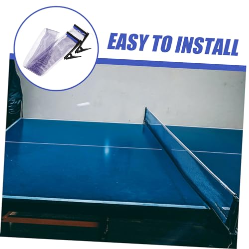 Kisangel Lightweight Compact Table Tennis Net Rack Stable Net for Tennis Table Easy to Clean