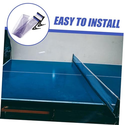 Kisangel Lightweight Compact Table Tennis Net Rack Stable Net for Tennis Table Easy to Clean