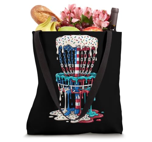 Disc Golf Basket Frolfing Disc Golf Player Disc Golfer Tote Bag