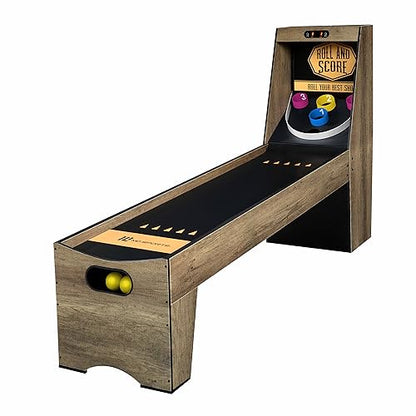 MD Sports Roll & Score Arcade Game, 87" Durable Electronic Scoring with Sound Effects and Game Balls, Perfect for Family Game Rooms - style: 7’ 3” - Arcade Table