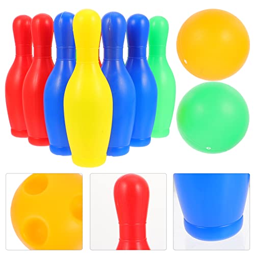 Toddmomy 1set Boys and Girls Indoor Bowling Safe Material for Parent-boy Girl Motor Skill Development