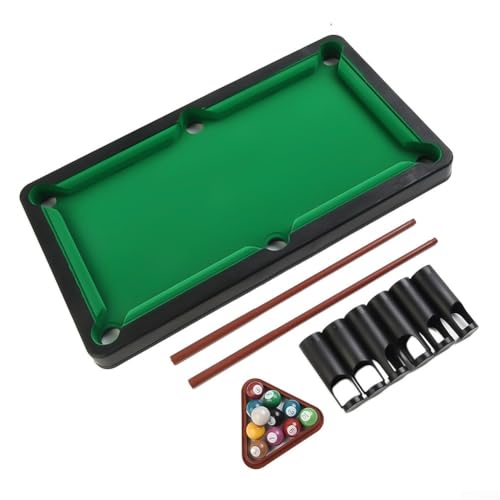 Pool Table Set, Thick Frame with Rounded Corners, Portable Indoor Snooker Game and Adults Family - color: L