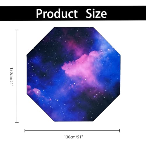 USTIDE Large Gaming Chair Mat for Carpet and Hardwood Floor - Office, Gaming Room Computer Chair Mat - color: Purple