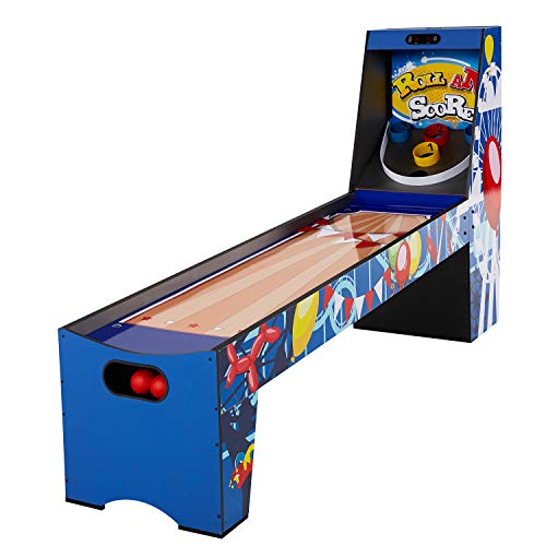 MD Sports Roll & Score Arcade Game, 87" Durable Electronic Scoring with Sound Effects and Game Balls, Perfect for Family Game Rooms - style: 87" (Multicolor)