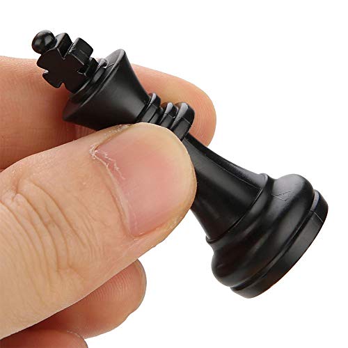 Chess Set,International 32 Standard Chess Pieces Replacement Tournament Chessmen with Kings Queens Castles for Children Teenager Adults