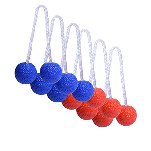 GoSports Ladder Toss Bolo Replacement Set - Kid Safe Soft Rubber or Hard Golf Balls - style: Soft Rubber