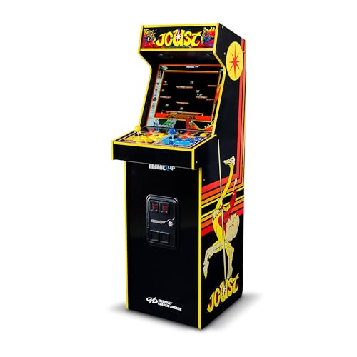 ARCADE1UP Rampage/Joust Deluxe Arcade Machine, Includes 14 Classic Midway Games with WiFi Leaderboards, Light-Up Marquee & Redesigned Cabinet - color: Rampage/Joust