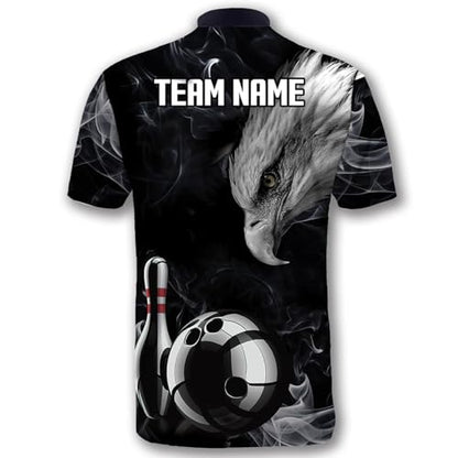 GABITA Personalized Bowling Jerseys for Men, Custom Bowling Polo Shirt, Bowling Shirts Gift for Bowler Team Player - color: A5