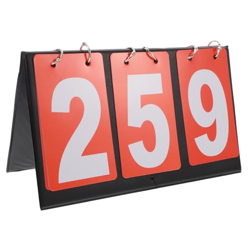 BESPORTBLE Compact Flip Scoreboard for Basketball Football Tennis Portable Tabletop Scoreboard for Sports Games