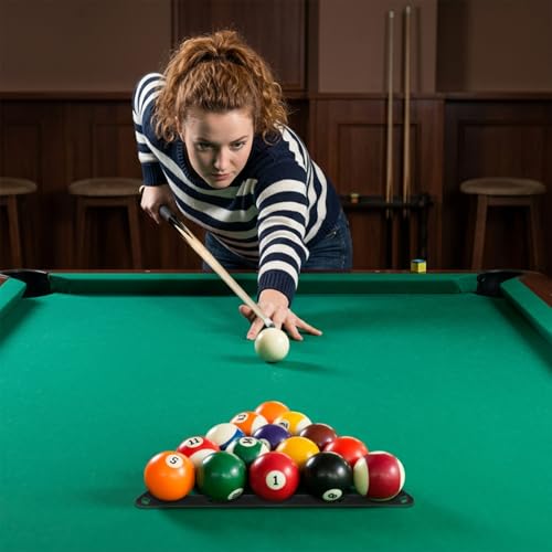 Amabro 6 Pack Magic Pool Ball Rack Sheet, Triangle Billiards Ball Rack Holder for 8 9 10 Balls, Magic Racking Cue Accessories for Pool Table Games