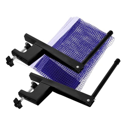 Abaodam Portable Table Tennis Net Set Posts Universal Elastic Mesh for Indoor and Outdoor Use Retractable Design for Easy Setup for Training and Competition