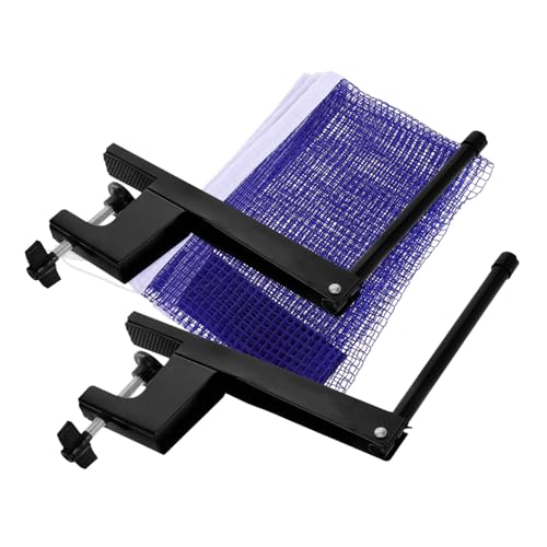Abaodam Portable Table Tennis Net Set Posts Universal Elastic Mesh for Indoor and Outdoor Use Retractable Design for Easy Setup for Training and Competition