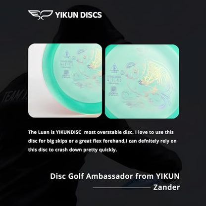 Yikun Disc Golf Driver | Professional PDGA Approved Golf |Overstable Distance Driver | 170-173g | Fairway Golf Disc Perfect for Outdoor Games and Competition