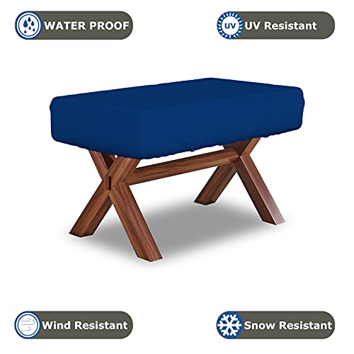 Covers & all Foosball Table Cover 18 Oz Waterproof 100% Weather Resistant Outdoor Game Table Cover with Elastic at 4 Sides (56" W x 52" D x 15" H, Blue) - color: Blue, size: 56"W x 52"D x 15"H