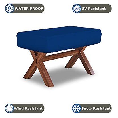 Covers & all Foosball Table Cover 18 Oz Waterproof 100% Weather Resistant Outdoor Game Table Cover with Elastic at 4 Sides (56" W x 52" D x 15" H, Blue) - color: Blue, size: 56"W x 52"D x 15"H