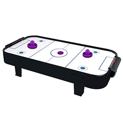 ONE250 Air Hockey Pushers and Red Air Hockey Pucks, Goal Handles Paddles Replacement Accessories for Game Tables (4 Striker, 4 Puck Pack) - color: Purple