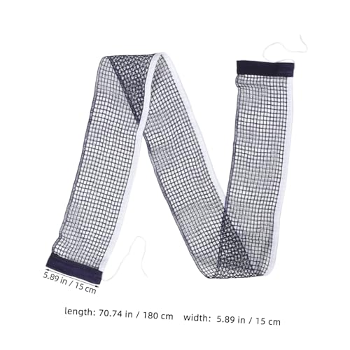 Portable Table Tennis Net Lightweight Polyester-Cotton Mesh Replacement Net for Indoor and Outdoor Training Quick Setup Dense Weave for Enhanced Play