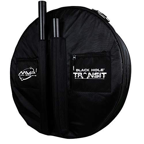 MVP Disc Sports Black Hole Lite 24-Chain Disc Golf Basket with Transit Bag