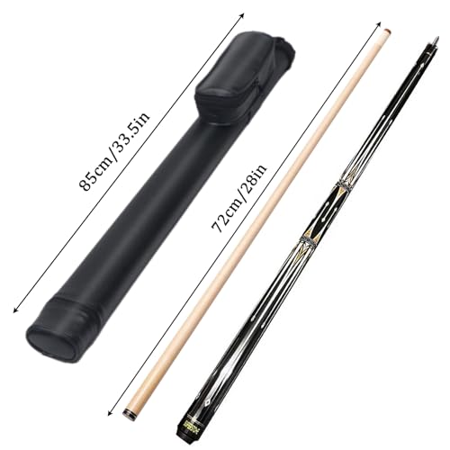 SUPERDIAMOND Pool Cue Stick Set Billiard Cue Sticks with Hard Case, 2-Pieces 58" Pool Table Sticks, 12.5 mm Tip Pool Queue,Pool Stick Set for Home Recreation, Billiards Clubs, Training - style: Billiard Cue Sticks-GB-YD-C-2S
