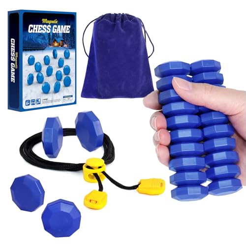 Magnetic Chess Game, Magnet Game with String, Puzzle Strategy Family Games, Party Travel Desktop Game, Kids Gift Education Games