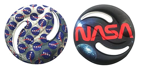 Aeromax NASA Space Saucer Foam Flying Disc 2 Pack (FD-A) - style: NASA 2 pk